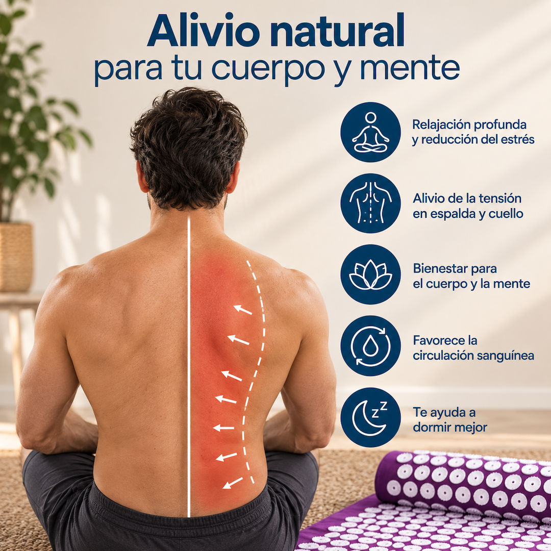 Esterilla de Acupresión – Relajación y Alivio Natural en Casa